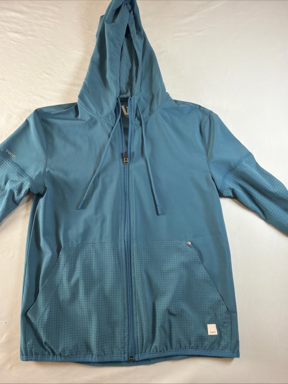 Women’s Lightweight Teal Hooded Jacket - Vuori